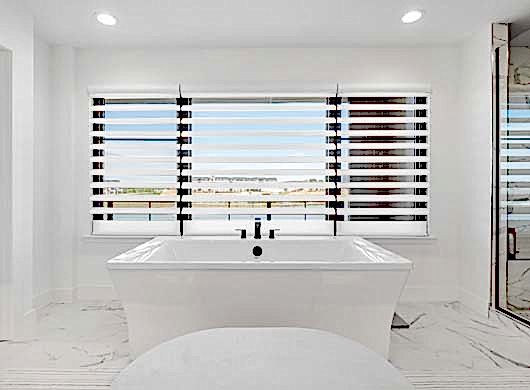 Pirouette Sheer Shades open
